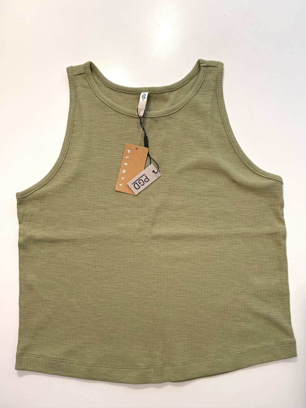 PGD Ribslub Daisy Racer Back Tank